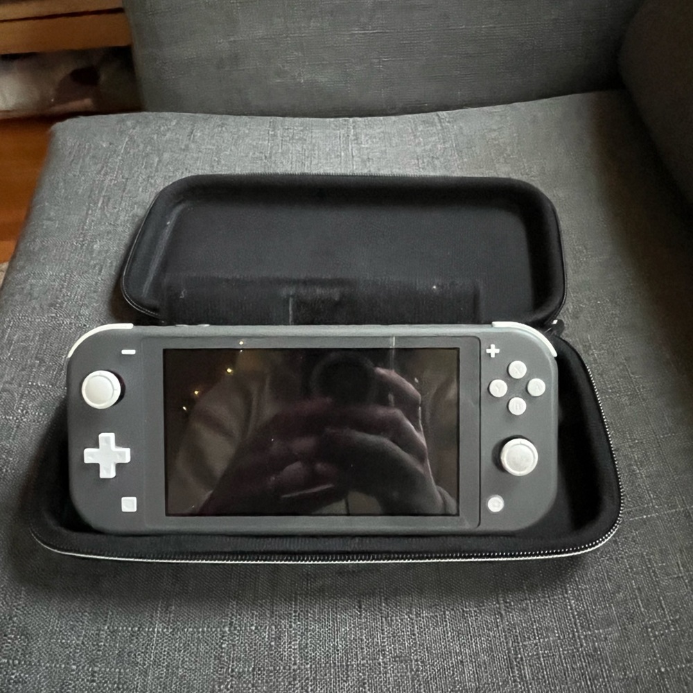 Grey Nintendo Switch Lite & Accessories